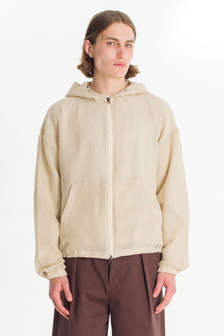 Menswear | Mesh Jacket, Cream
