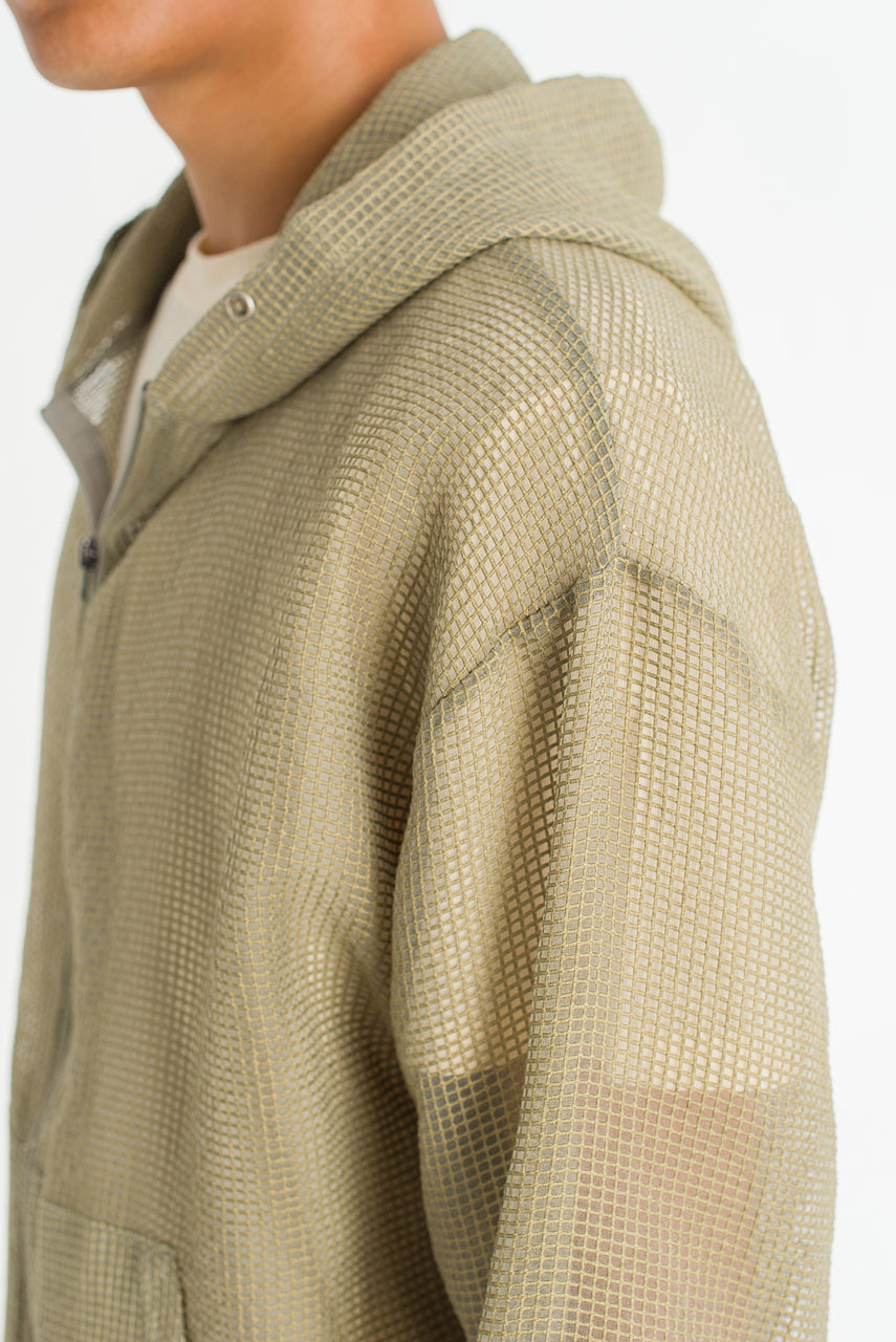 Menswear | Mesh Jacket, Olive