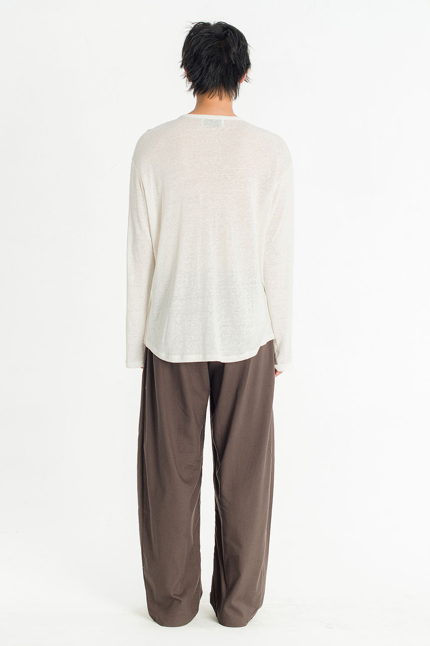 Menswear | Slub Cardi Tee, Ivory
