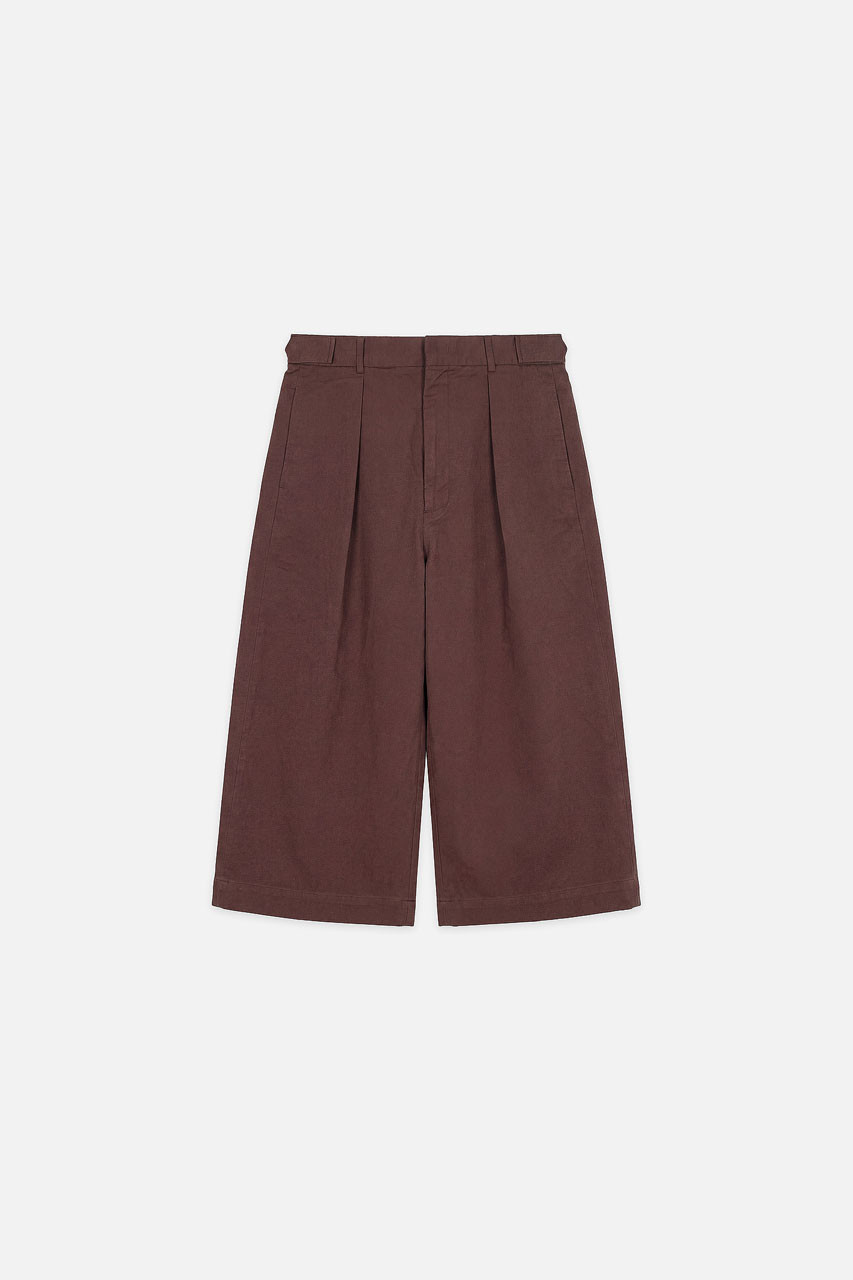Menswear | Twill Bermuda Shorts, Brown