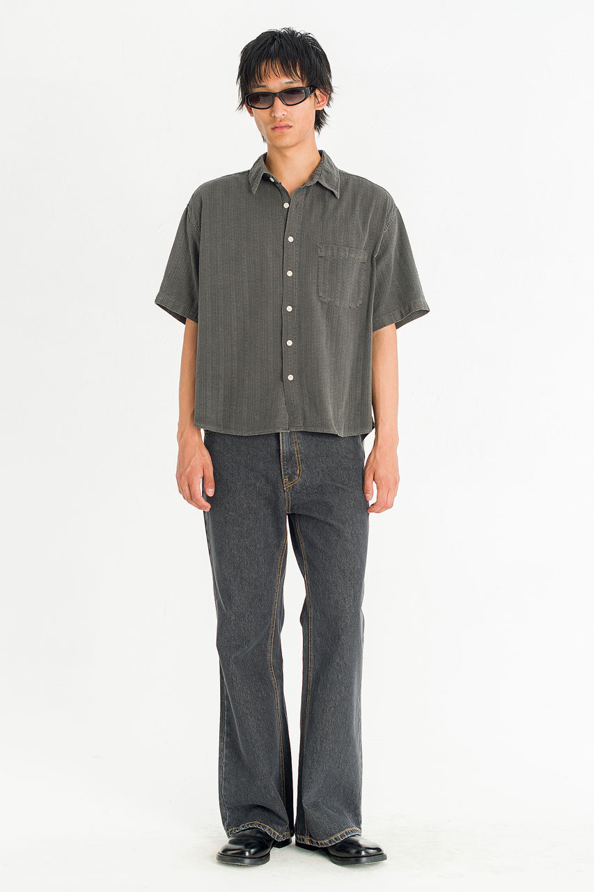 【dobby】キャップ・シャツセット Menswear | Dobby Crop Shirt, Charcoal
