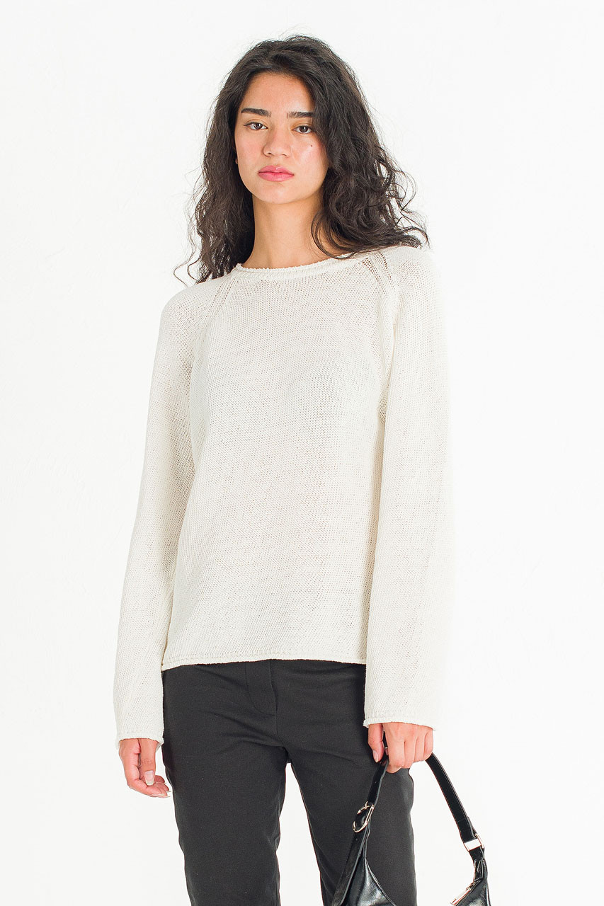 Midnight Breeze Loose Knit, Ivory