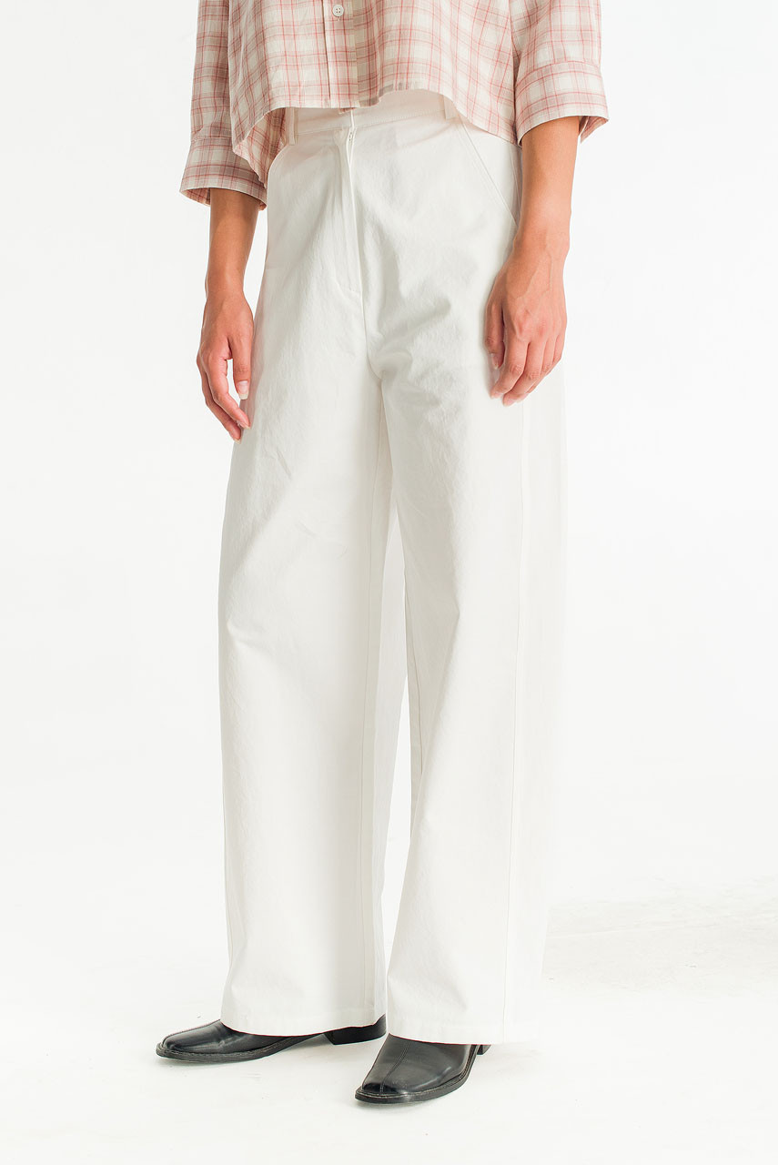 Clean Curve Pants, Ivory
