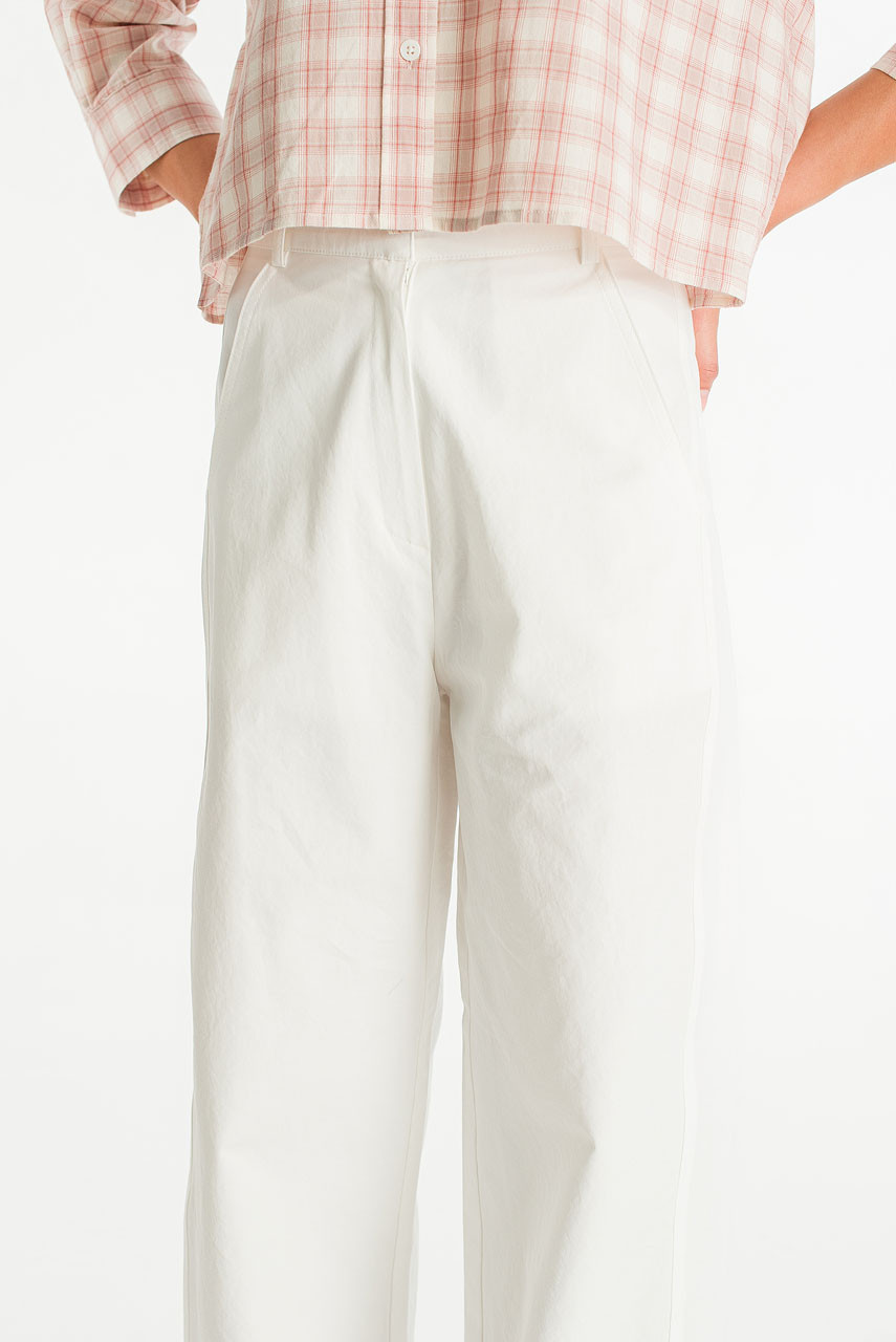 Clean Curve Pants, Ivory