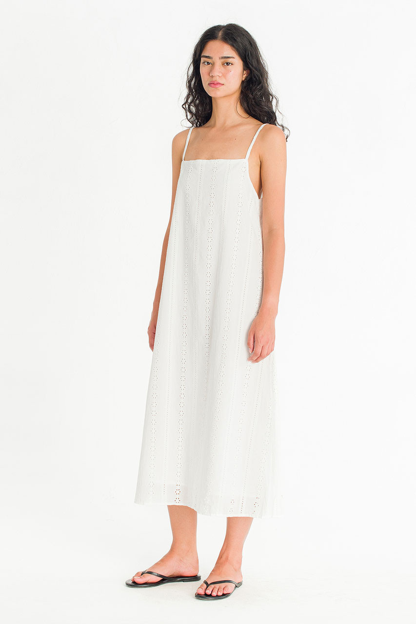 May Lace Slip Dress, Ivory