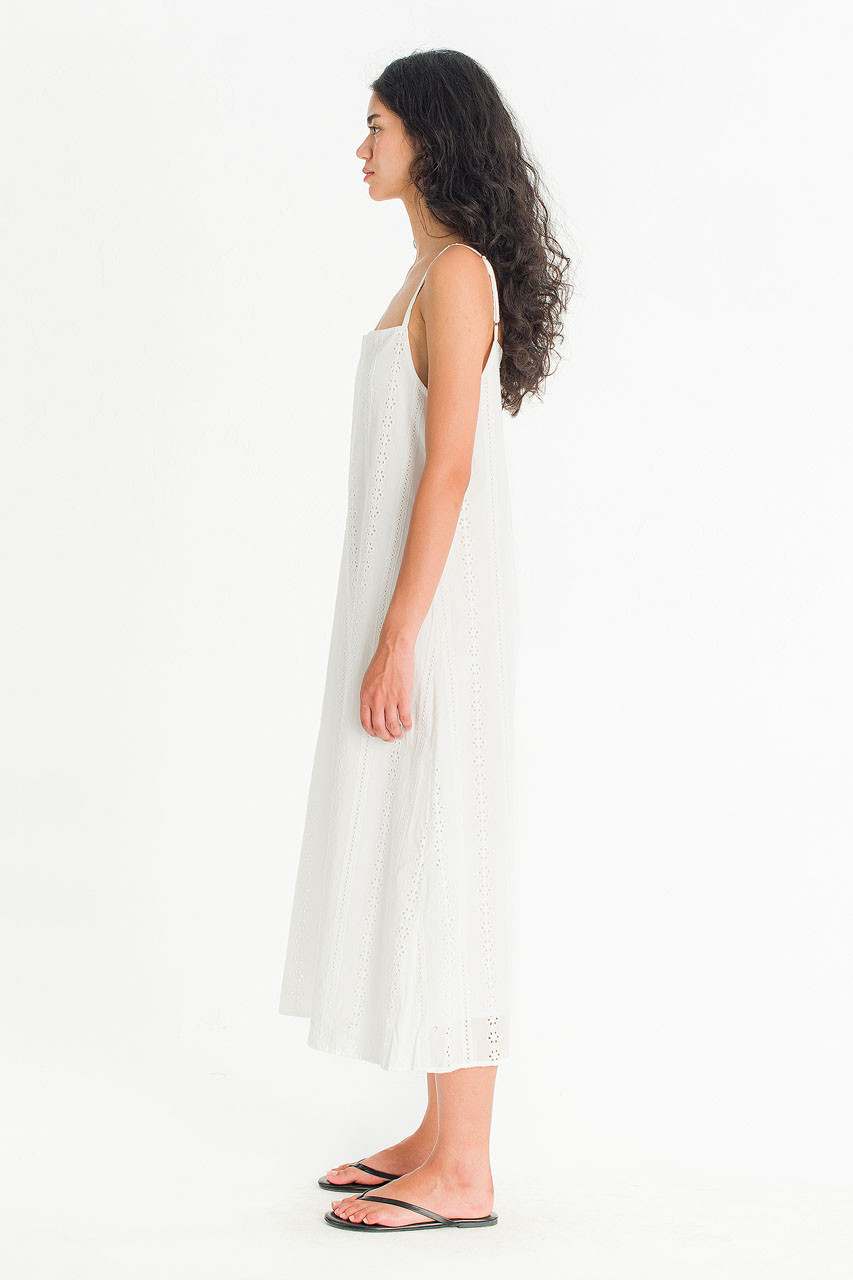May Lace Slip Dress, Ivory