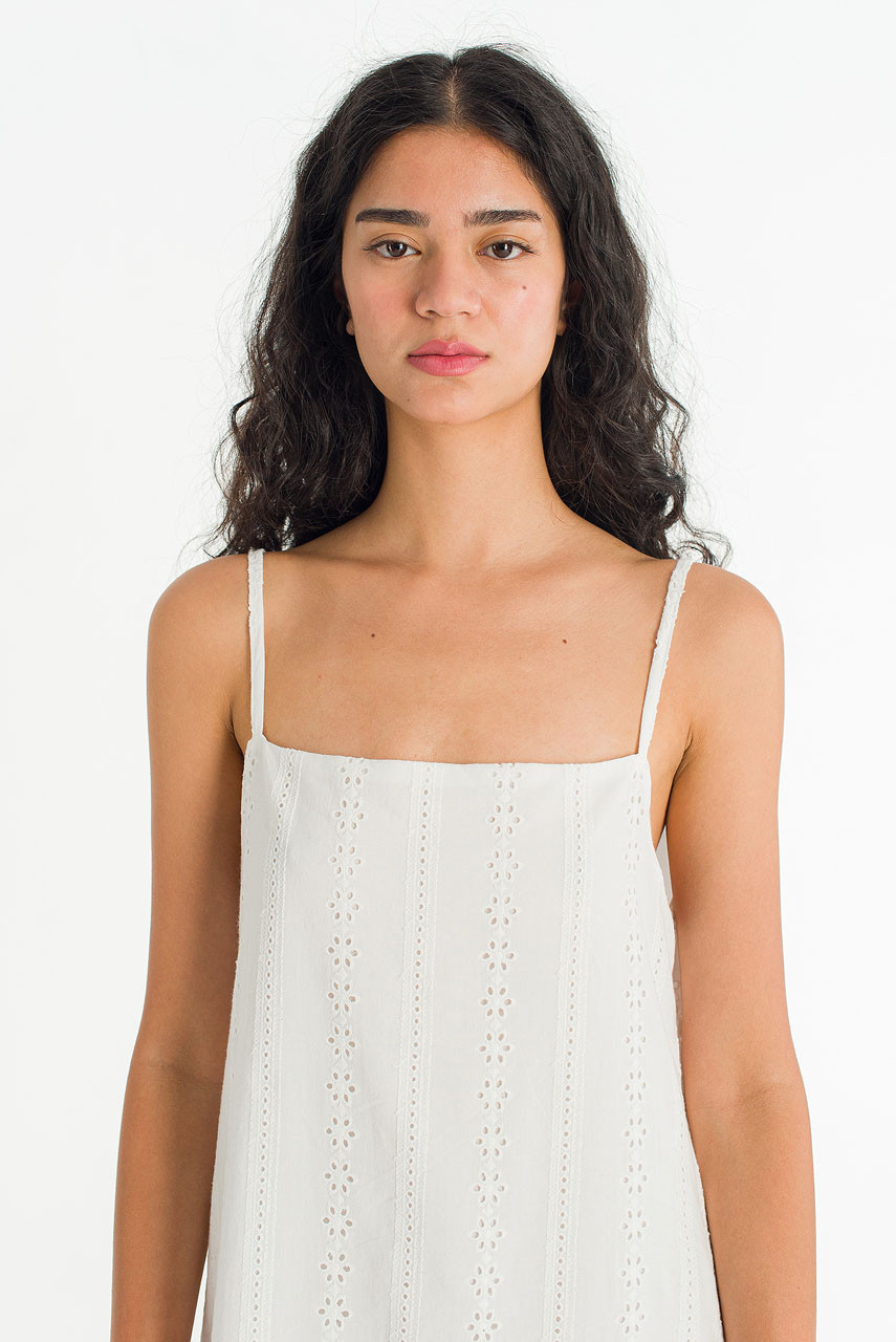May Lace Slip Dress, Ivory