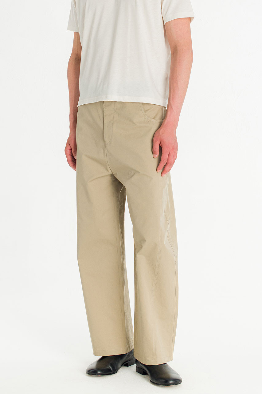 Menswear | Twist Pants, Beige