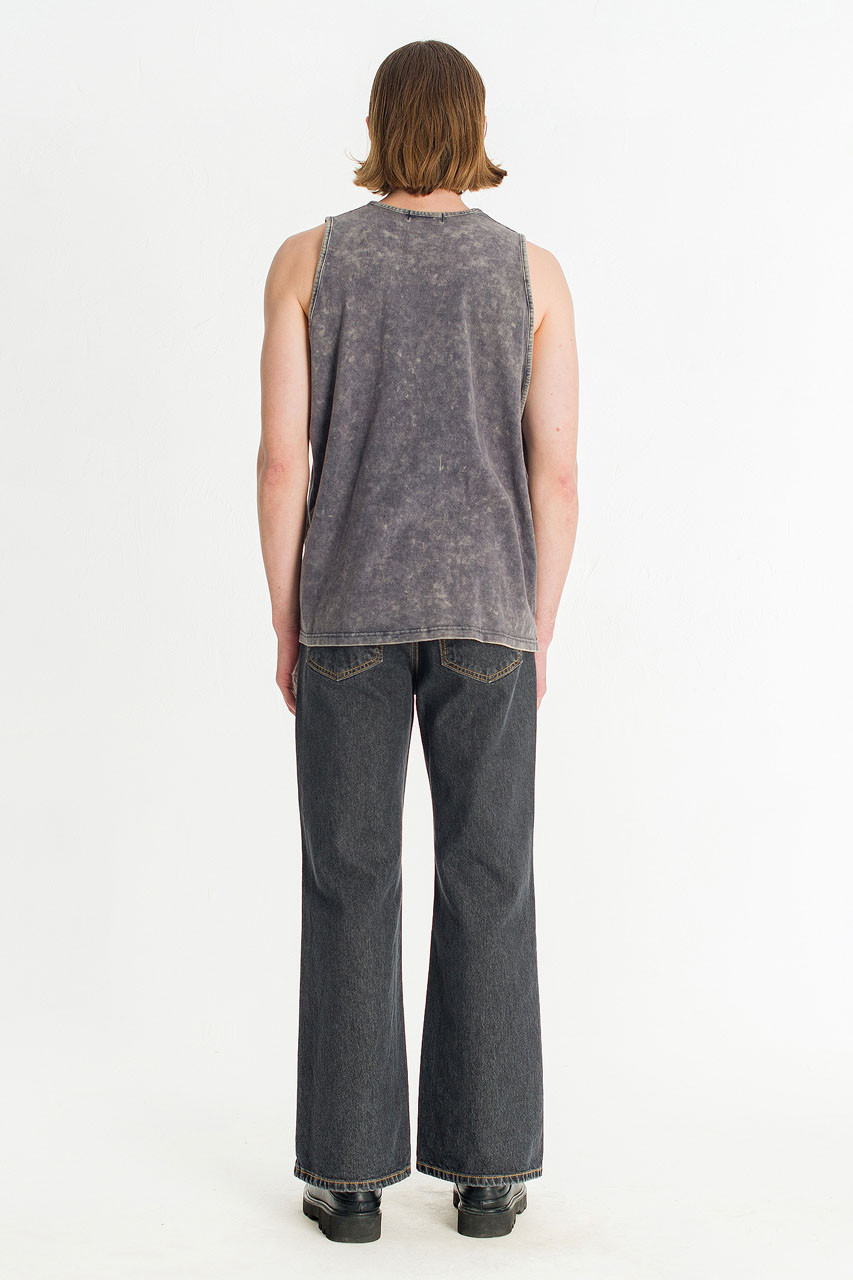 Menswear | Tie-Dye Tank Top, Charcoal