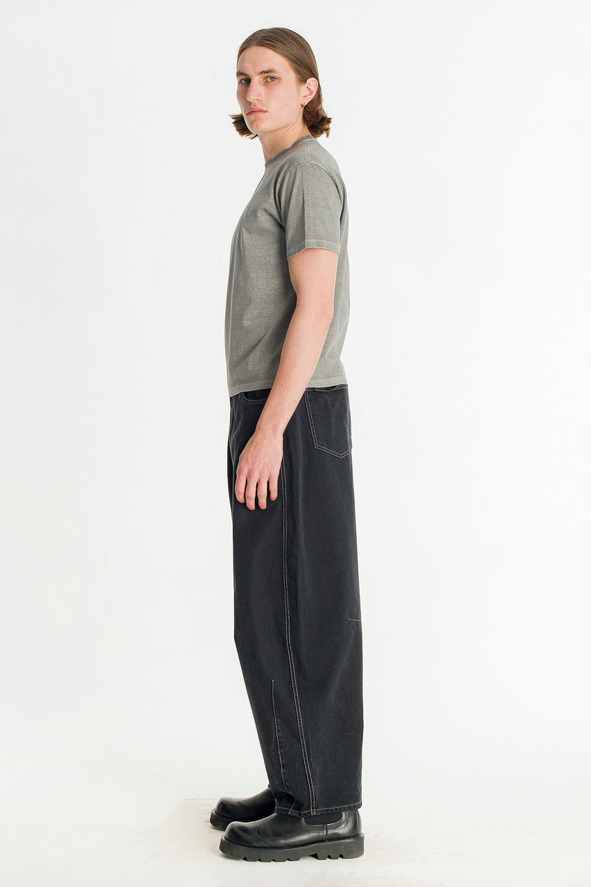 Menswear | Darted Balloon Pants, Black