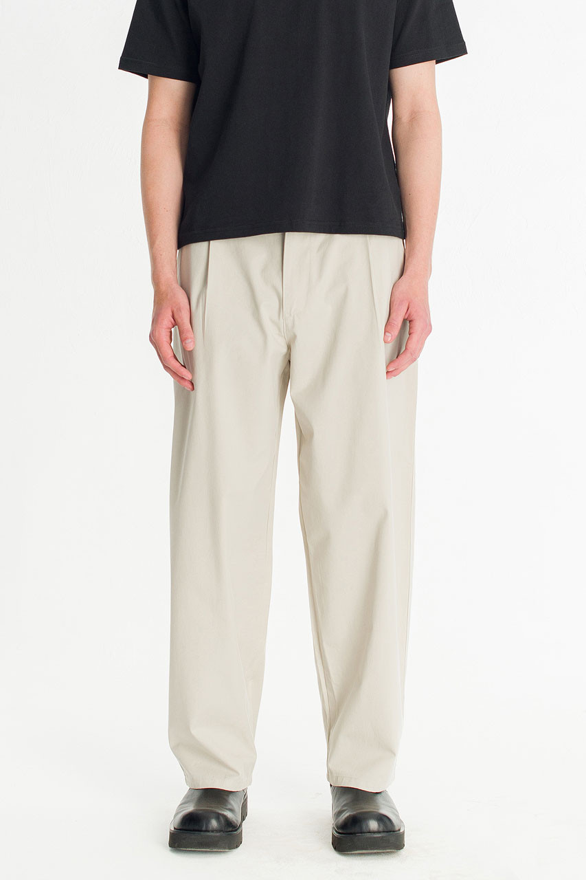 Menswear | Barrel-Leg Trousers, Grey