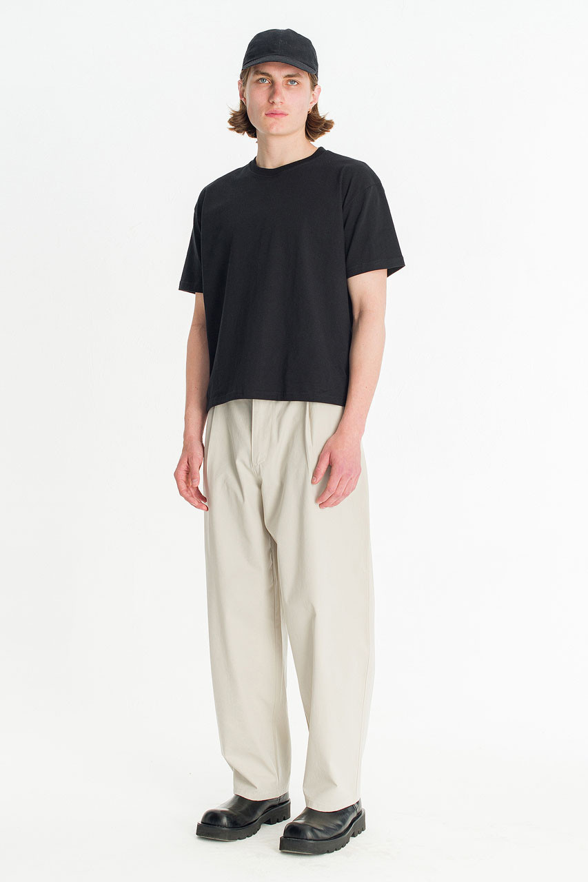 Menswear | Barrel-Leg Trousers, Grey