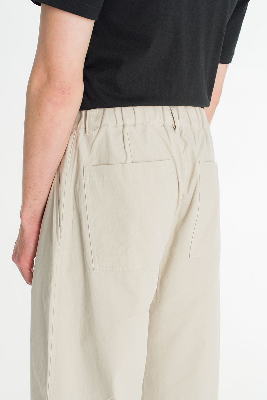 Menswear | Barrel-Leg Trousers, Grey