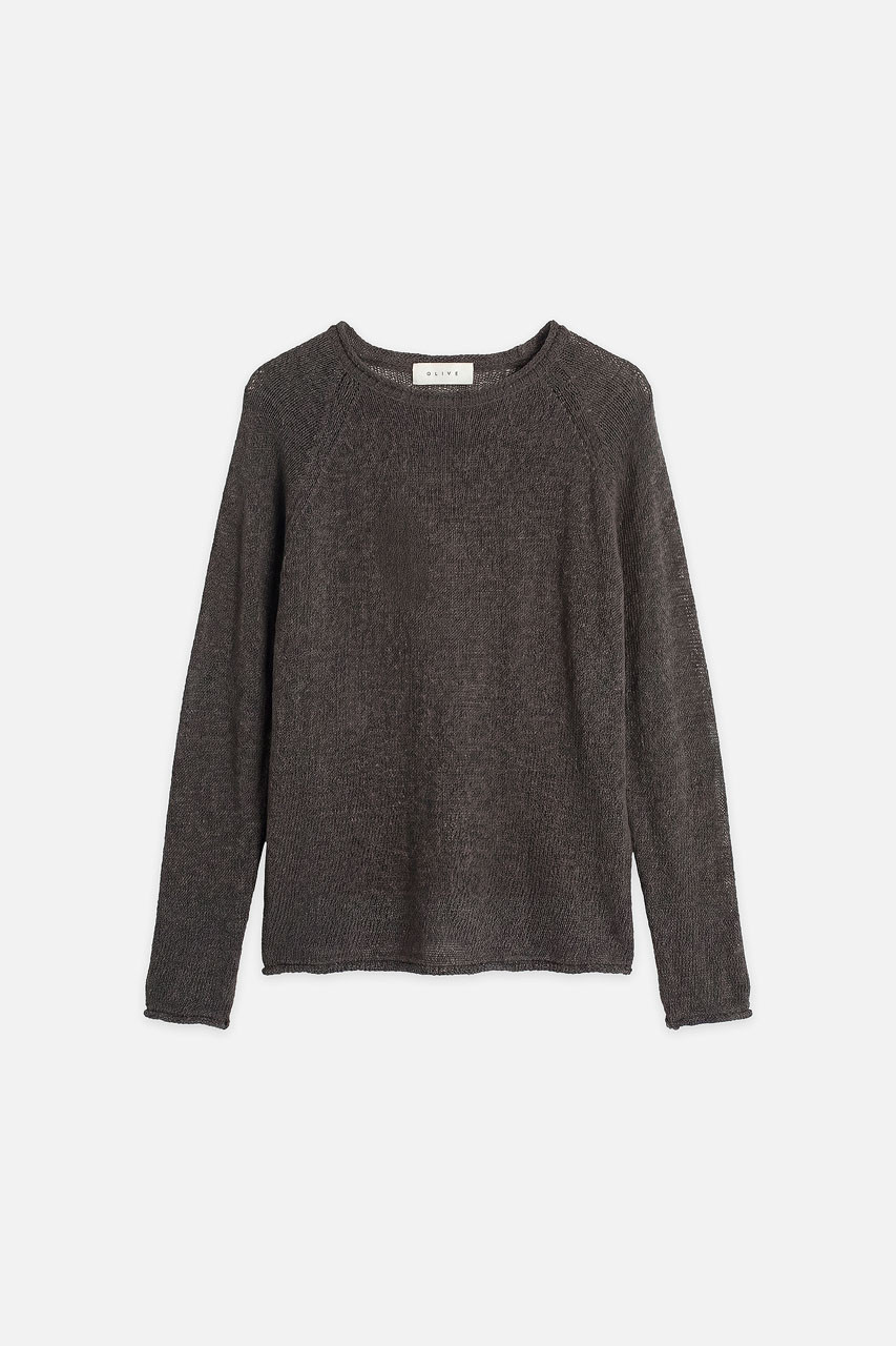 Midnight Breeze Loose Knit, Deep Grey