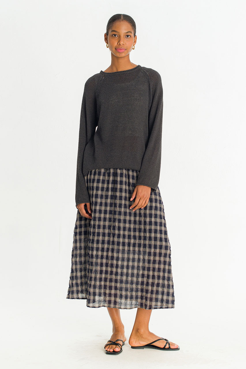 Midnight Breeze Loose Knit, Deep Grey