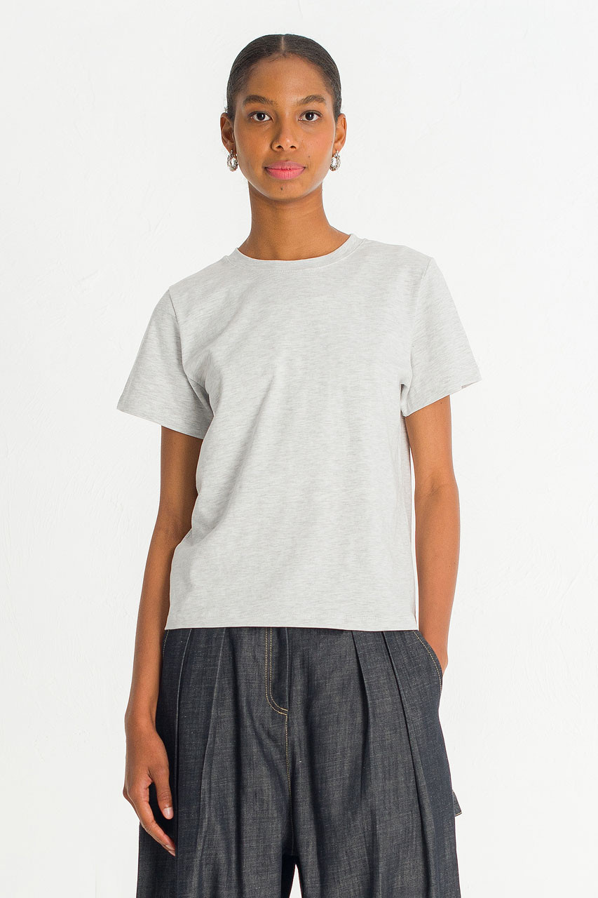 Via Soft Short Sleeve Tee, Stone