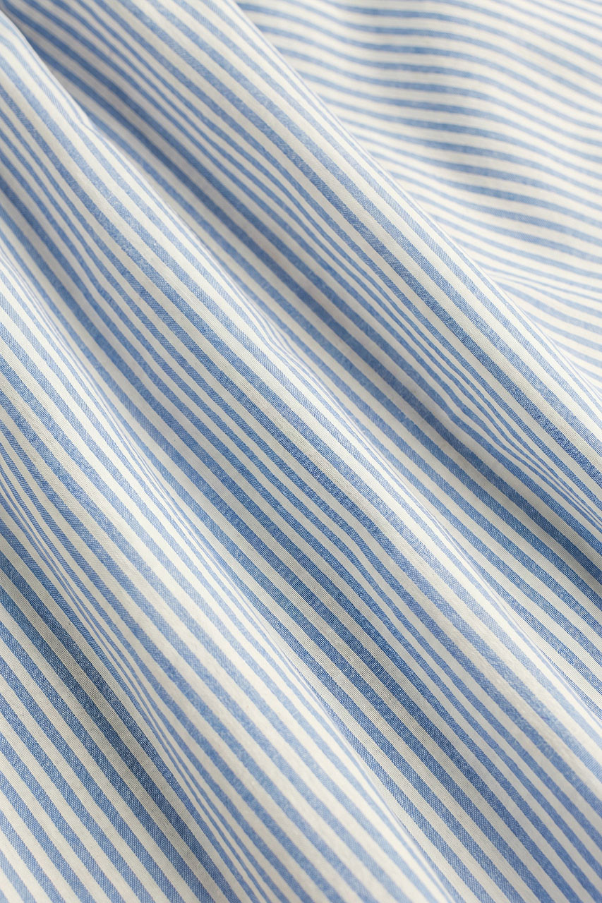 Candy Stripe Cotton Tunic, Blue