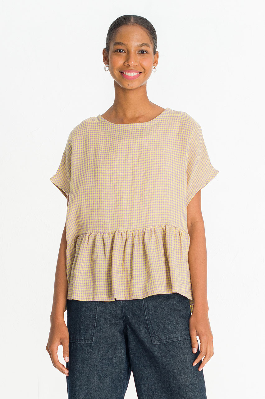 Mie Frill Blouse, Yellow