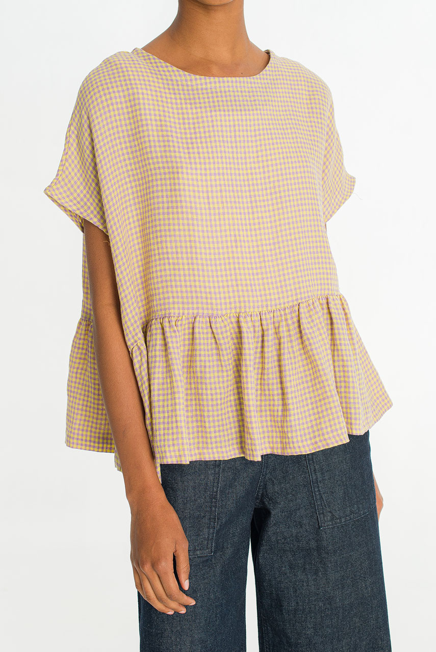 Mie Frill Blouse, Yellow