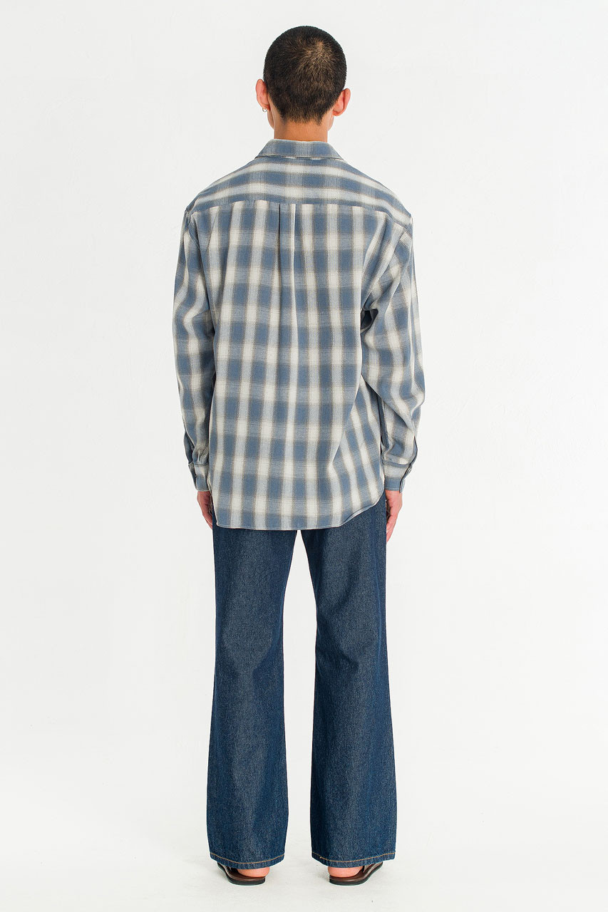 Menswear | Blurred Shirt, Blue