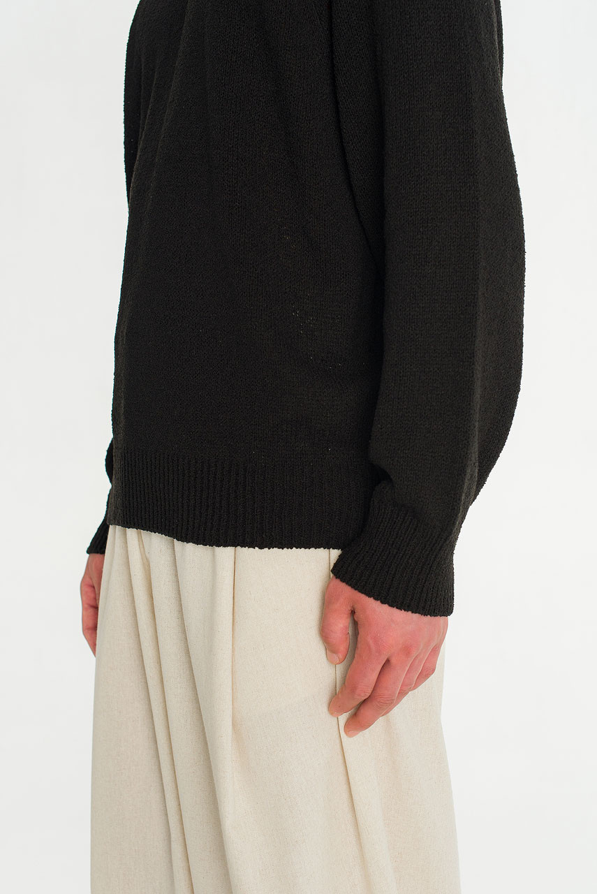 Menswear | Pointelle Knit, Black