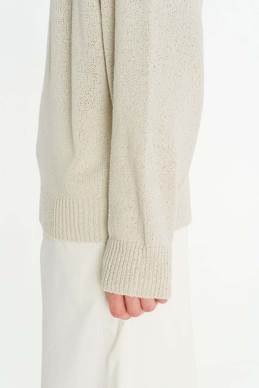 Menswear | Pointelle Knit, Oat Beige