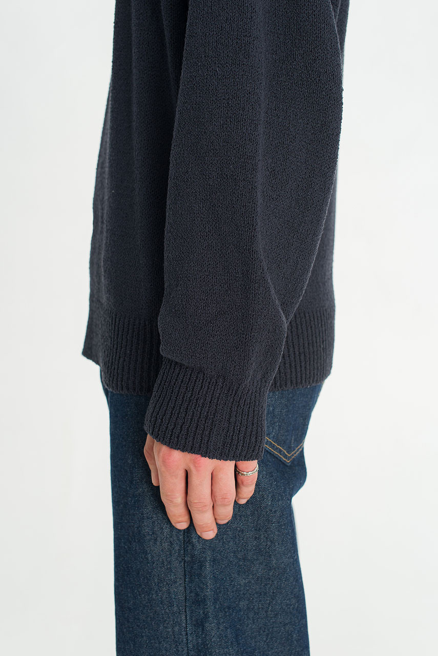 Menswear | Pointelle Knit, Navy