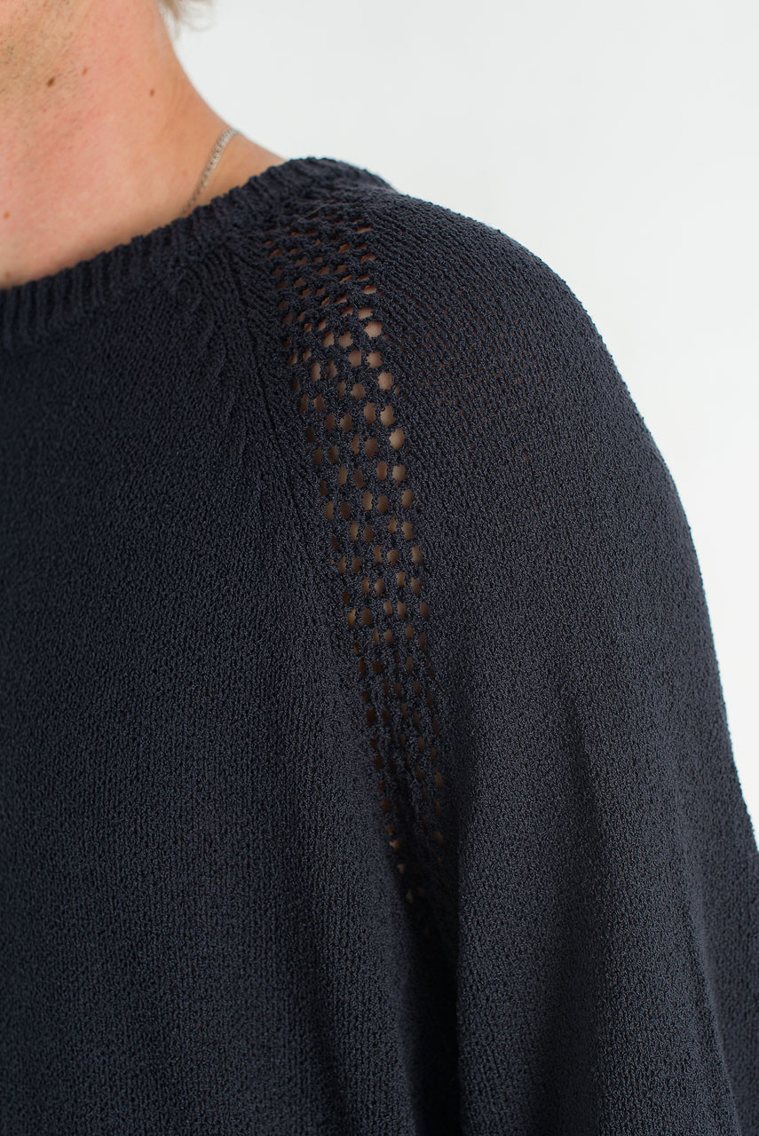 Menswear | Pointelle Knit, Navy