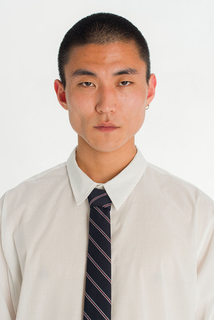Menswear | Striped Slim Tie, Navy