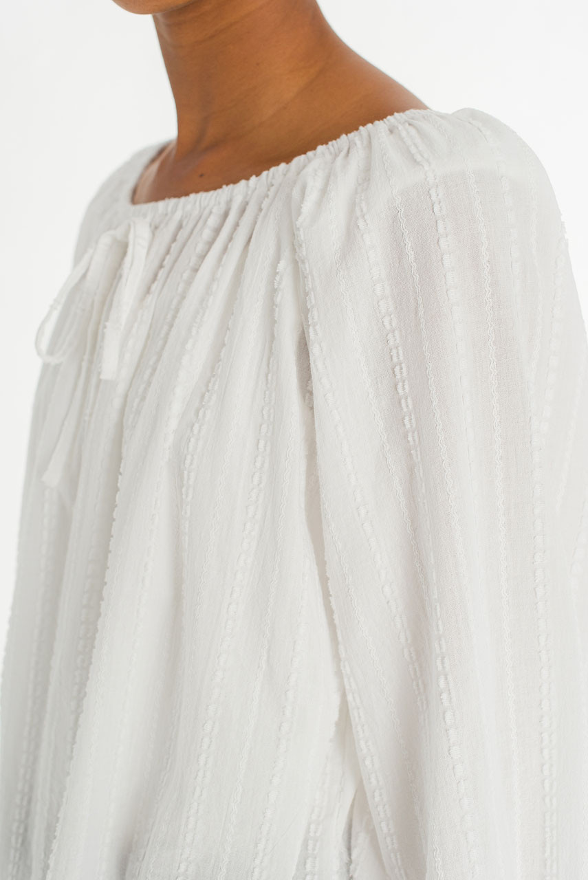 Aurelie Soft Blouse, White