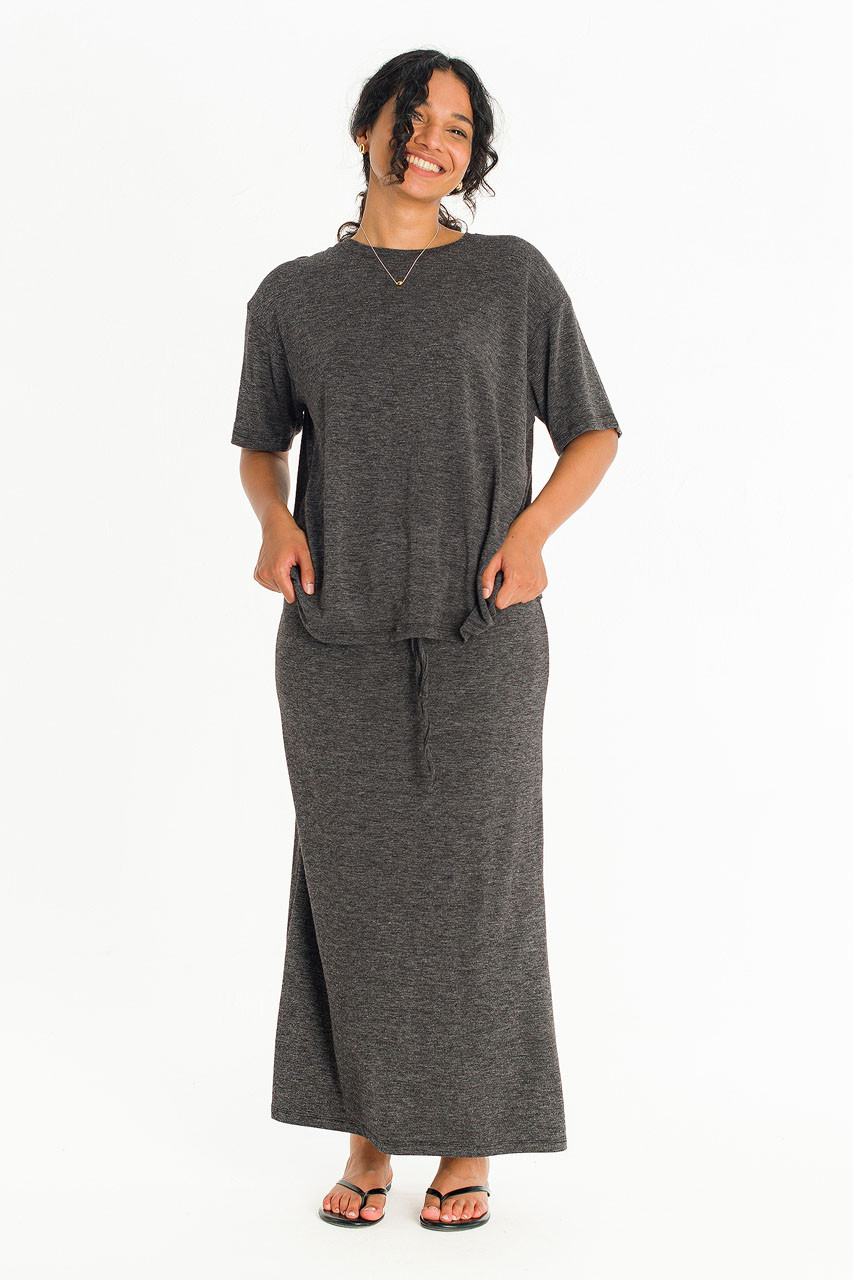 Miz Soft Skirt, Charcoal