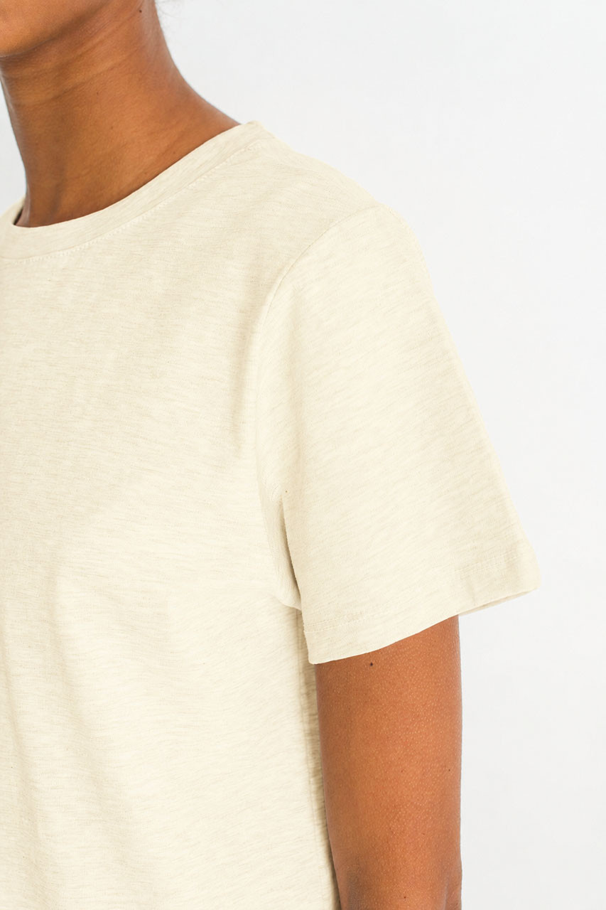Via Soft Short Sleeve Tee, Lemon