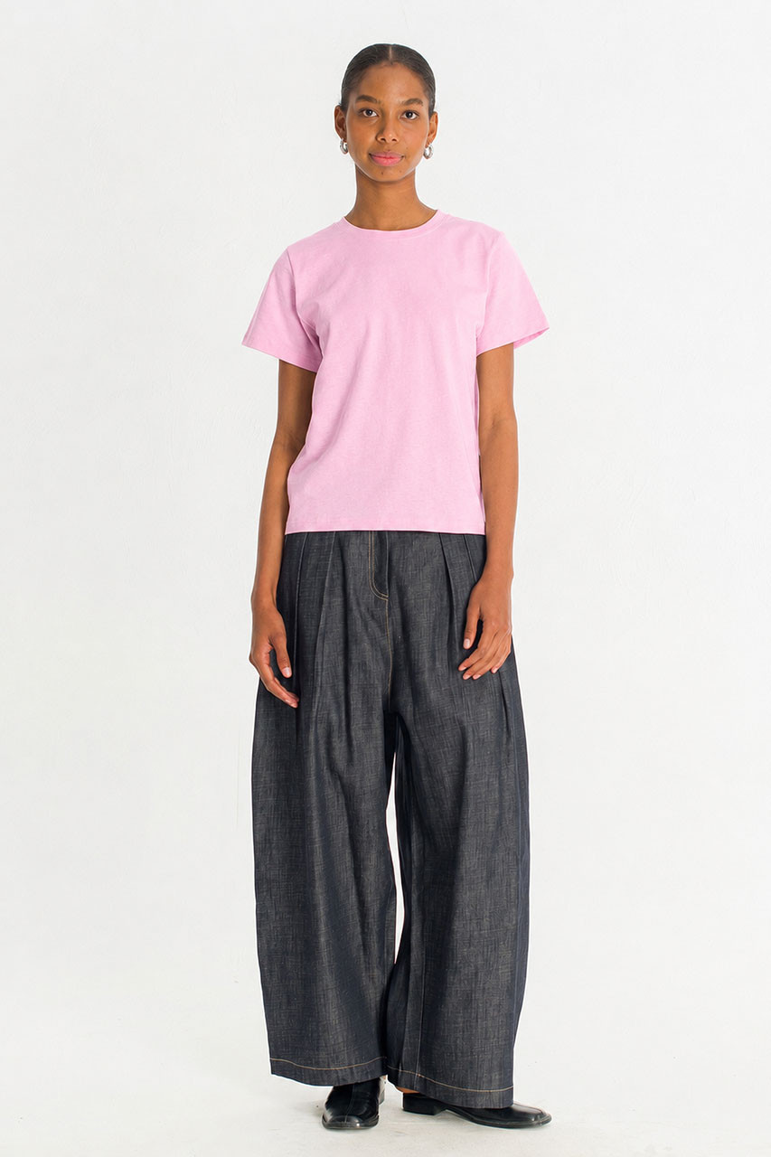 Via Soft Short Sleeve Tee, Pink