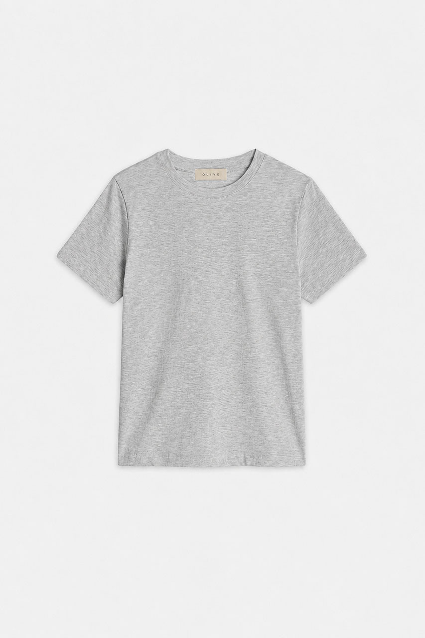 Via Soft Short Sleeve Tee, Grey