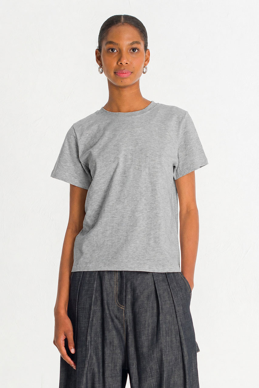 Via Soft Short Sleeve Tee, Grey