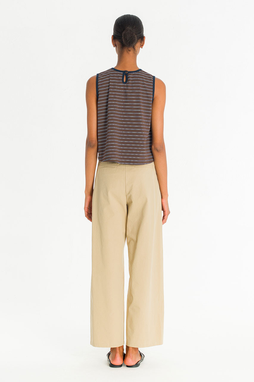 Clean Curve Pants, Beige