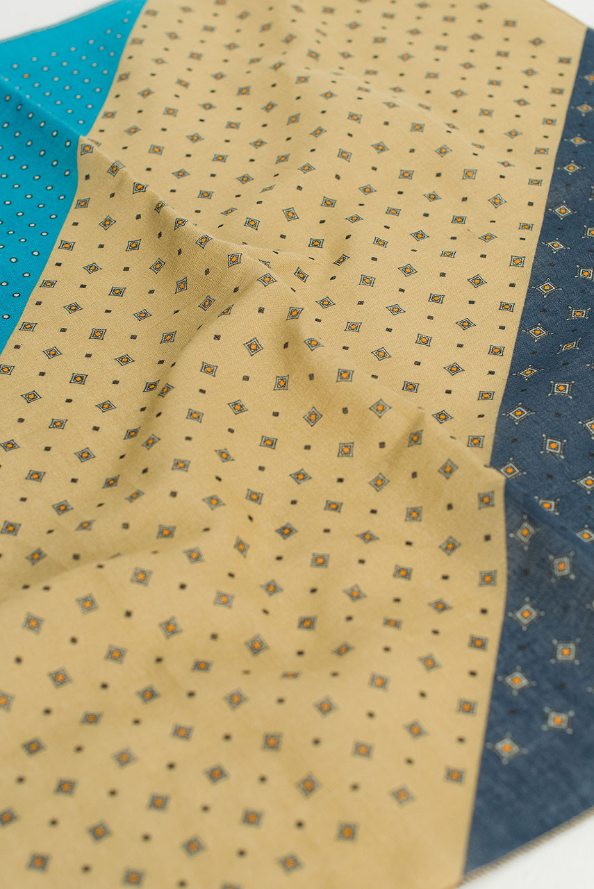 Menswear | Contrast Colour Scarf, Beige
