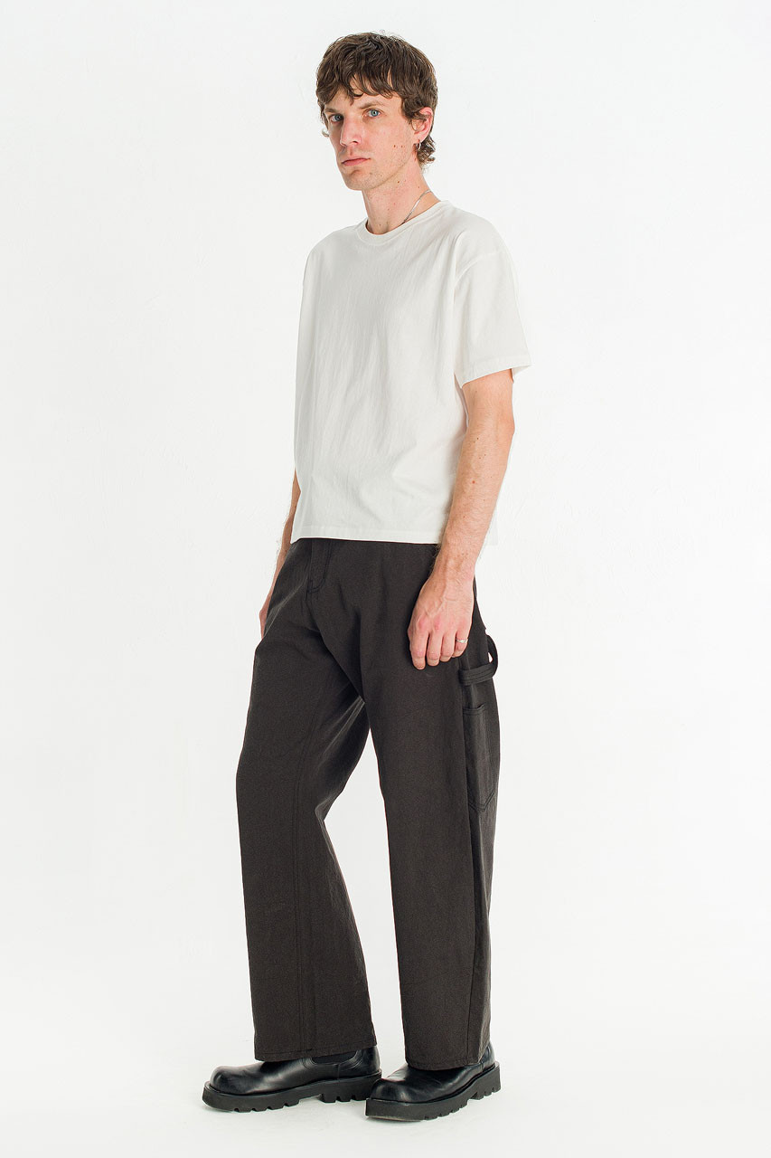 Menswear | Cotton Carpenter Pants, Black