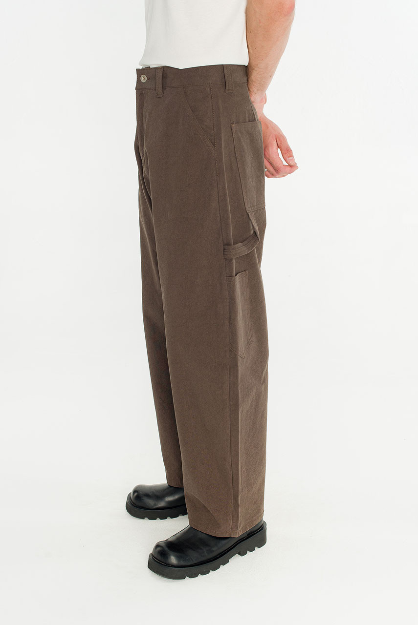 Menswear | Cotton Carpenter Pants, Brown