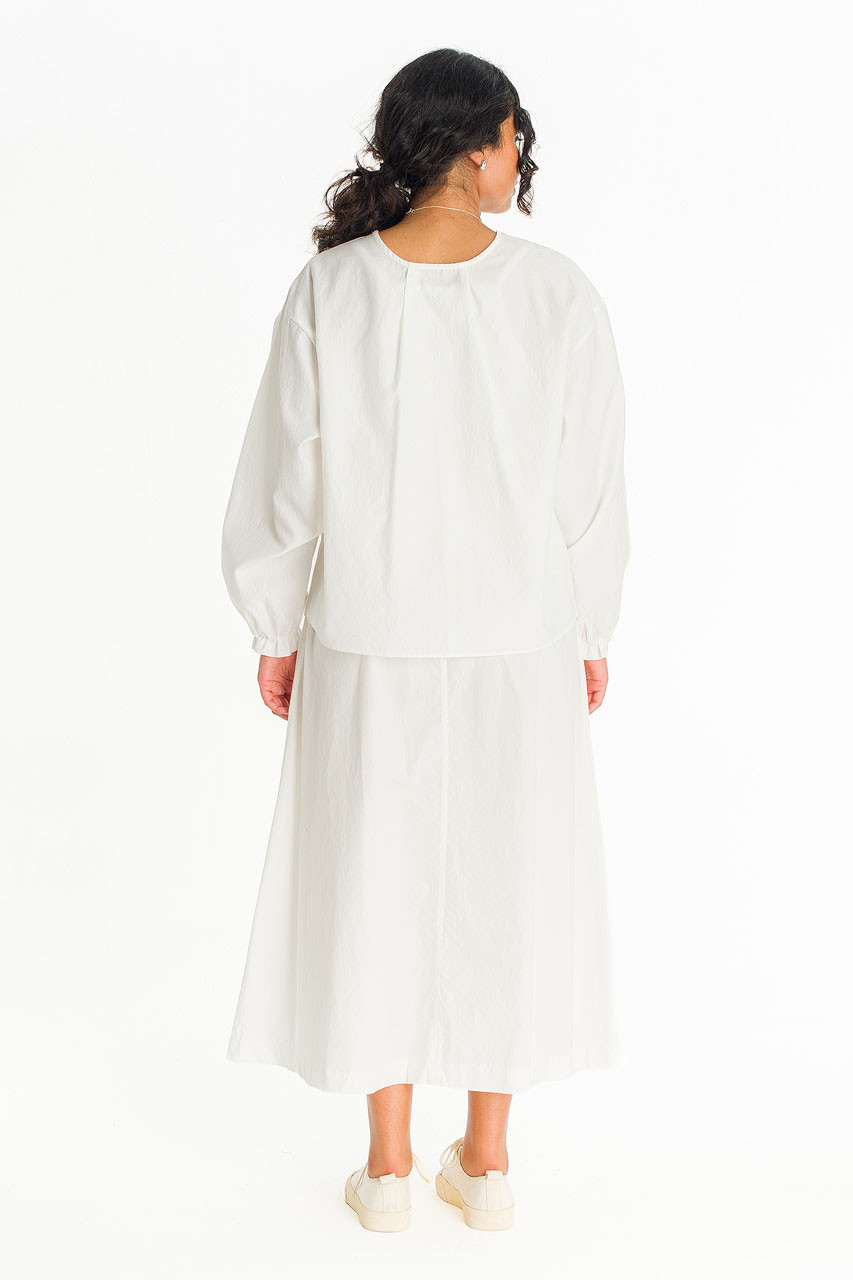 Easy Soft Round Neck Shirt, Ivory