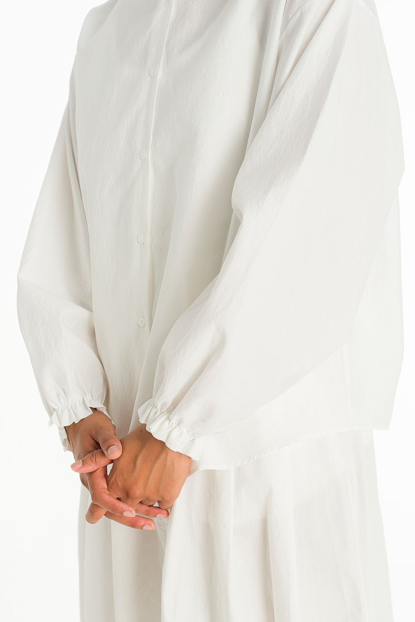 Easy Soft Round Neck Shirt, Ivory