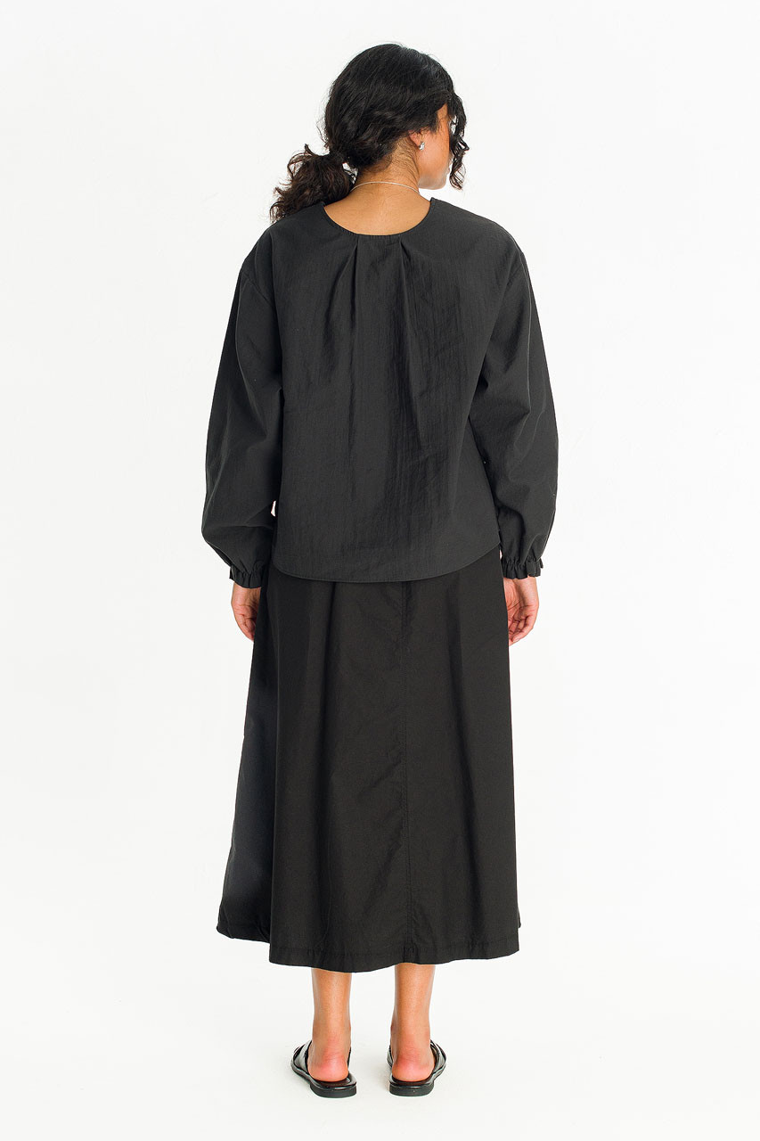 Easy Soft Round Neck Shirt, Black