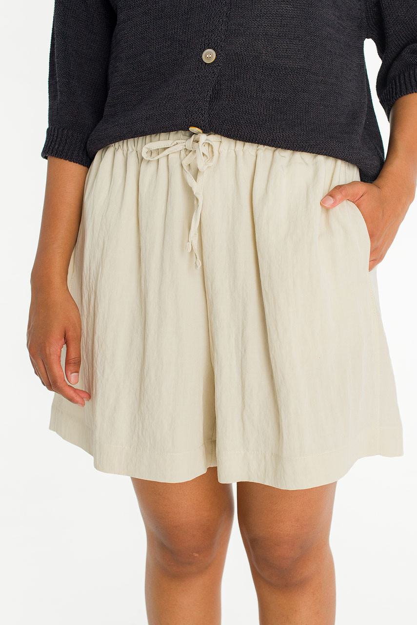 Kyo Draw String Shorts, Light Beige