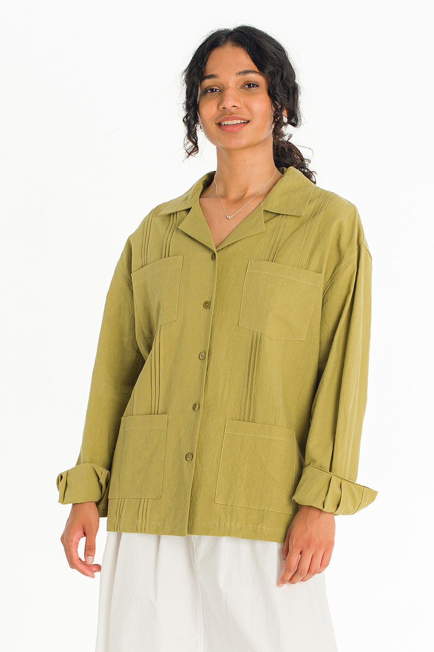 【新品・未使用】anuke Jacket Over 38 アンヌーク Linen
