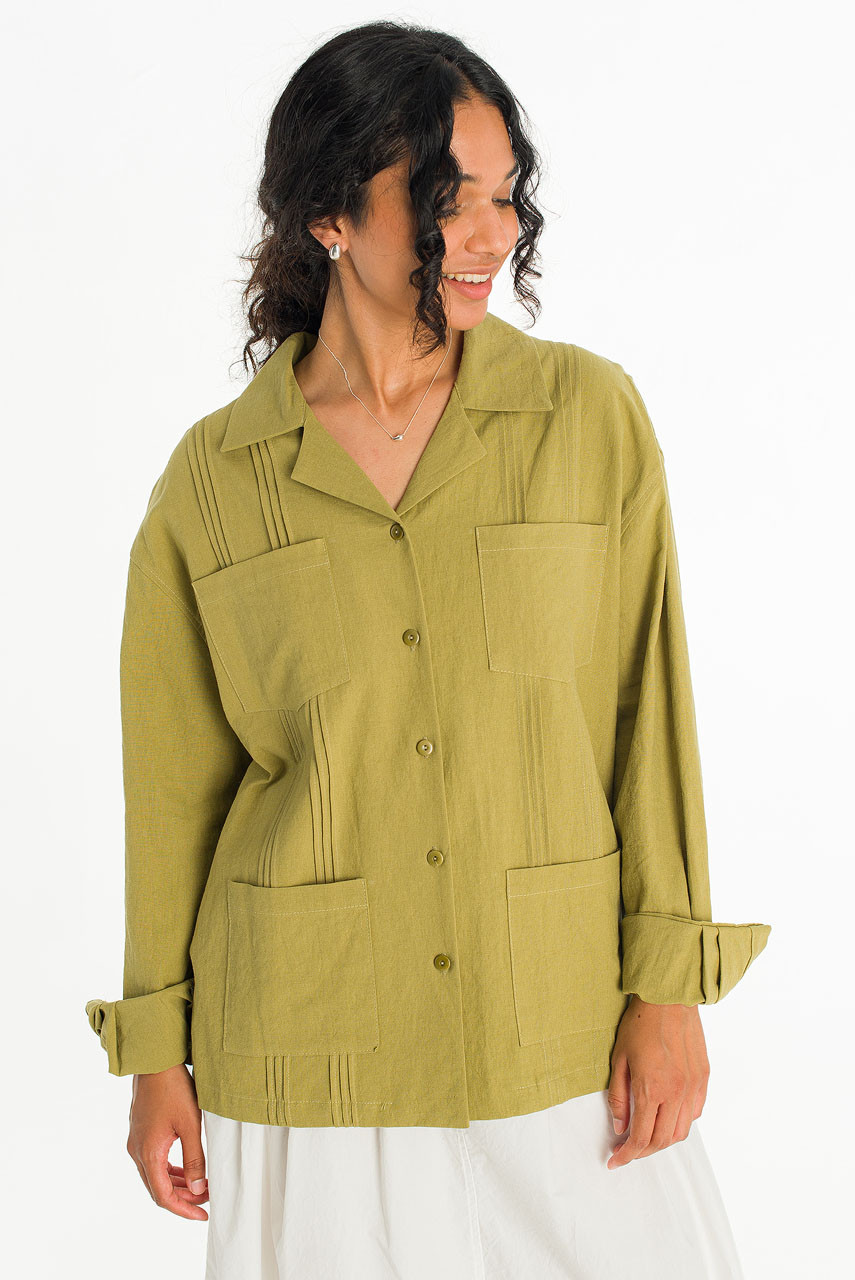 Linen なっちゃん様●2026 36 Jacket anuke/Over