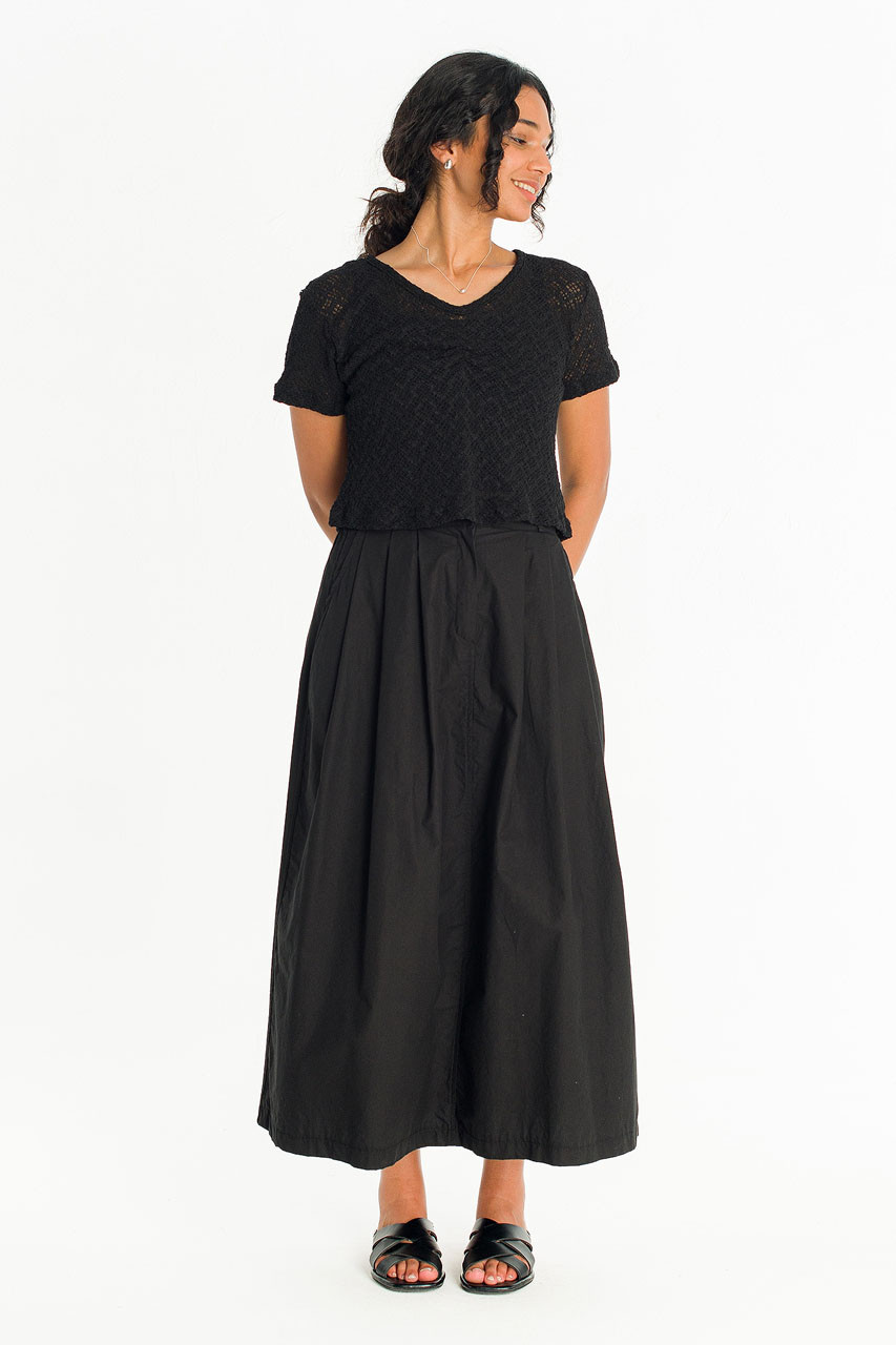 Esme Midi Skirt, Black