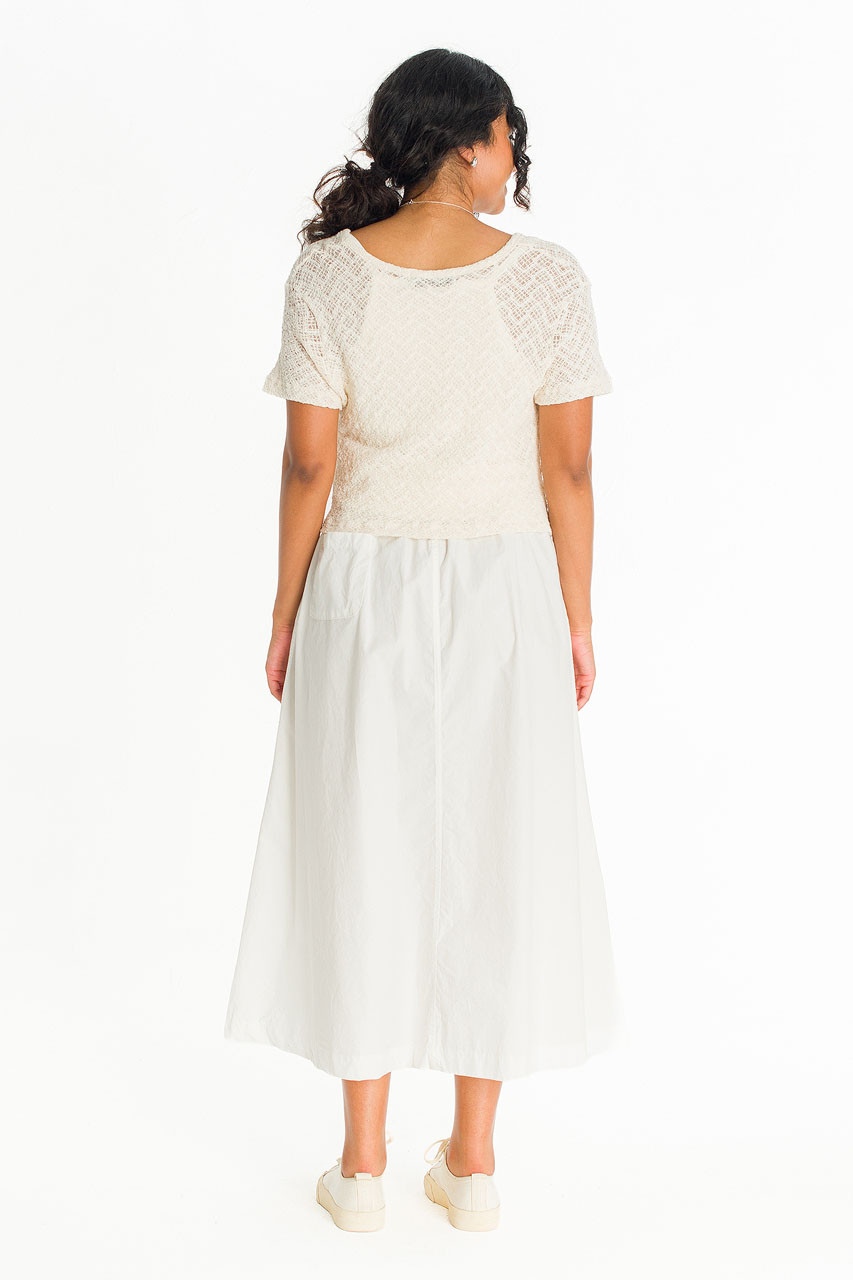 Esme Midi Skirt, Ivory
