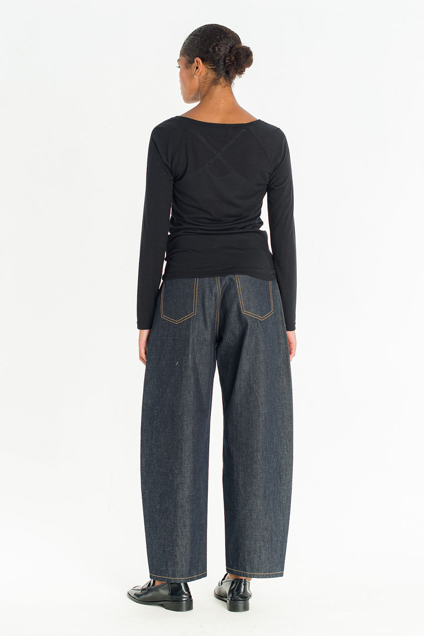 Jane See-Thru Tee, Black
