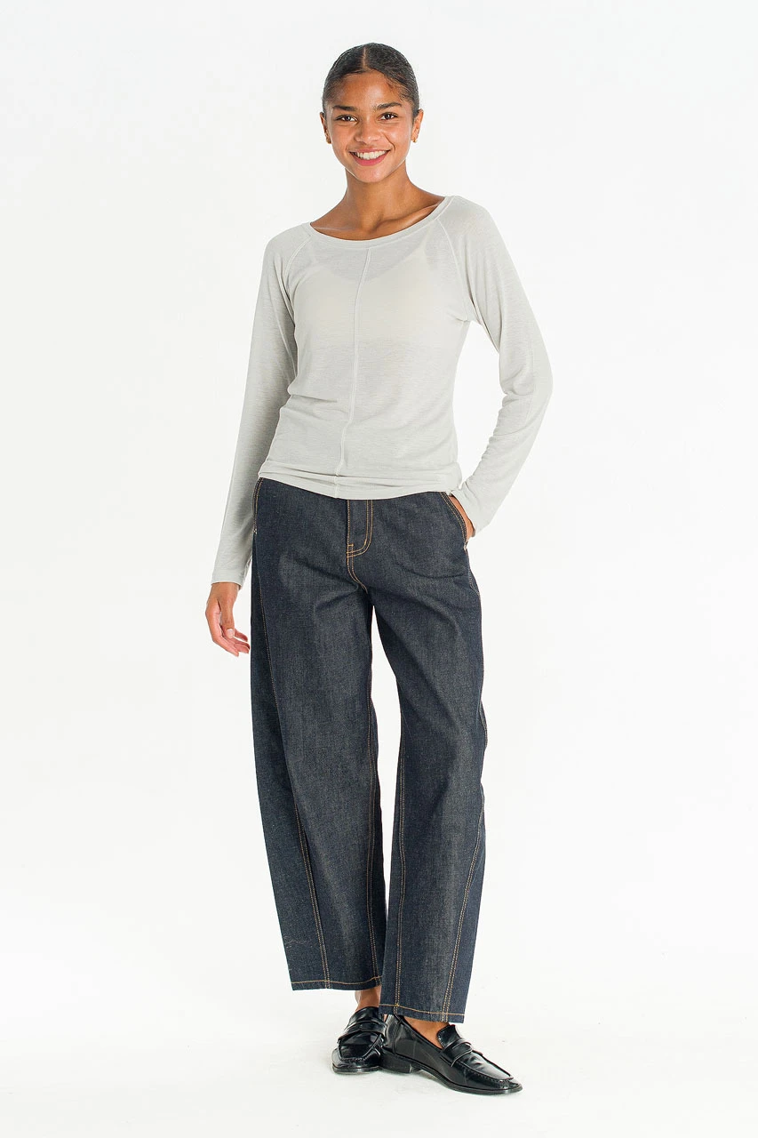 Jane See-Thru Tee, Sage