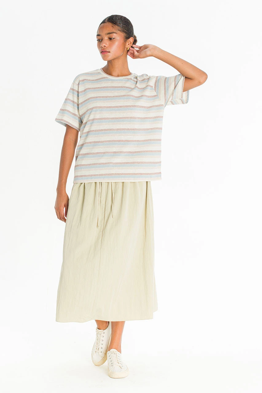 Praha Stripe Tee, Blue